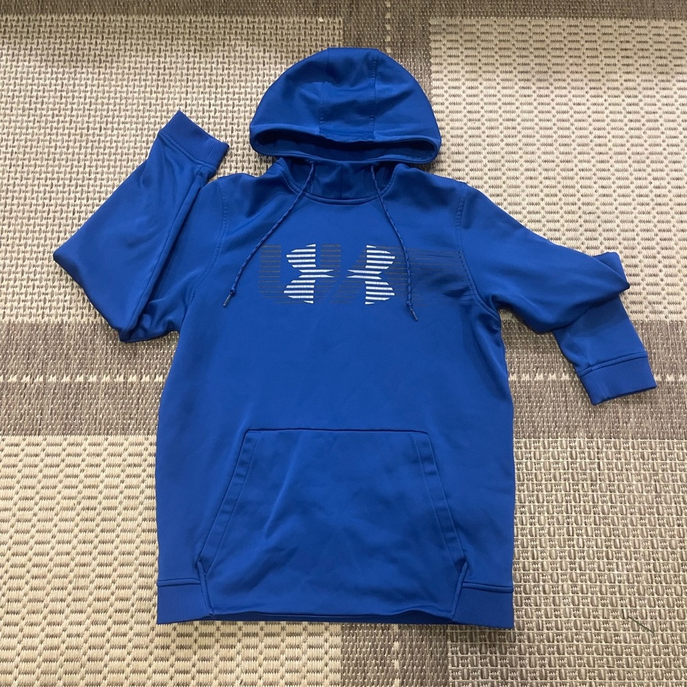 Under Armour Royal Blue Hoodie with Logo